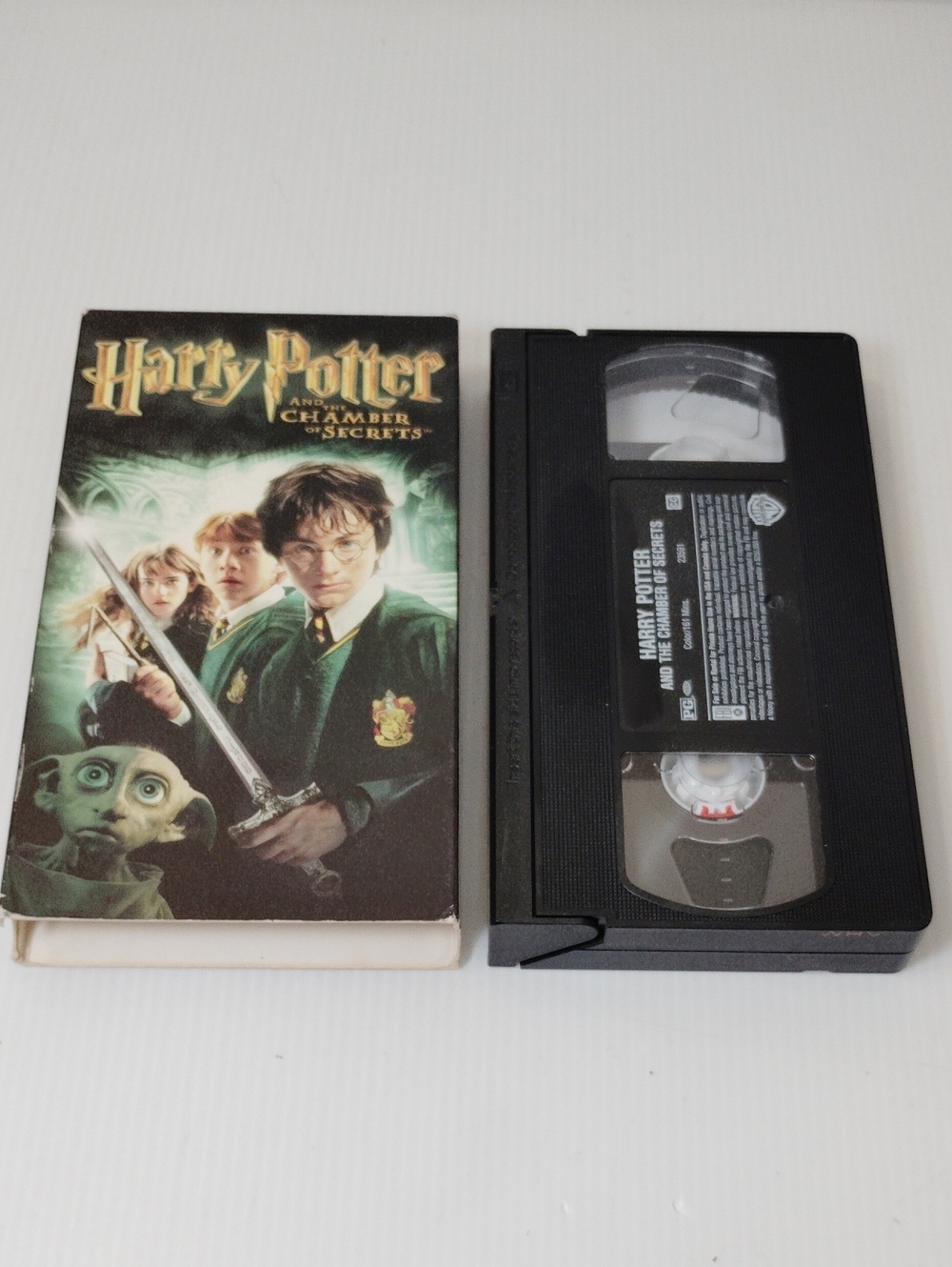 12 For $8 Harry Potter and the Chamber of Secrets VHS Tape - Black